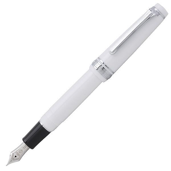 Sailor Fountain Pen Professional Gear Slim Silver White Extra Fine Point 11-1222-110