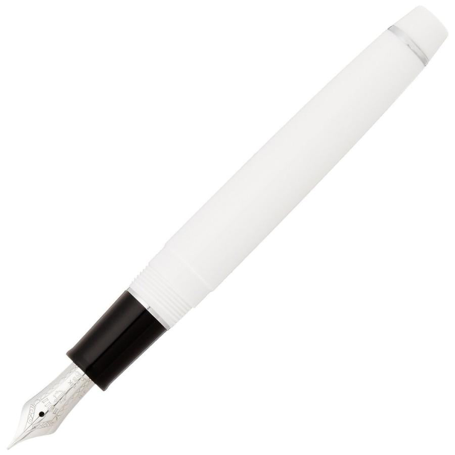 Sailor Fountain Pen Professional Gear Slim Silver White Medium Fine 11-1222-310