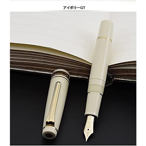 Sailor Fountain Pen Professional Gear Slim Mini Gold Ivory Extra Fine Point 11-1303-117