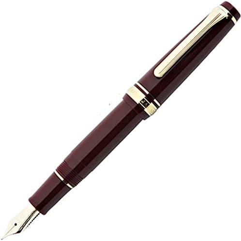 Sailor Fountain Pen Professional Gear Slim Mini Gold Marun Extra Fine Point 11-1303-132