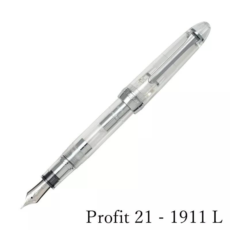 Sailor Fountain Pen Profit 21 Silver Fountain Pen Demonstrator Model Fine Point 11-2075-200