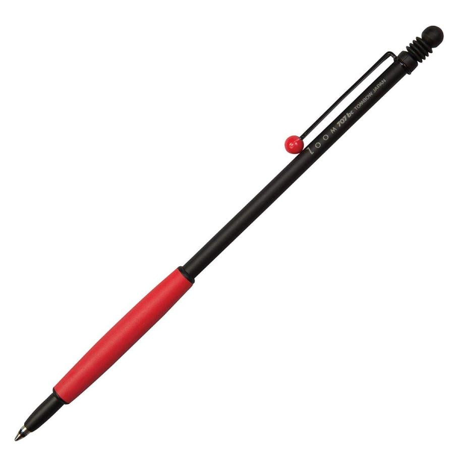 עט כדורי על בסיס שמן Tombow ZOOM 707 0.7 שחור/אדום BC-ZS2