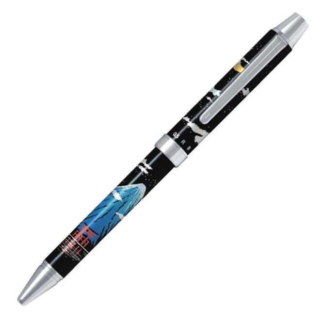 Pilot Multifunctional Pen 2+1 Miyabi Emaki Moon and Mt. Fuji BTHM-3SR-TF