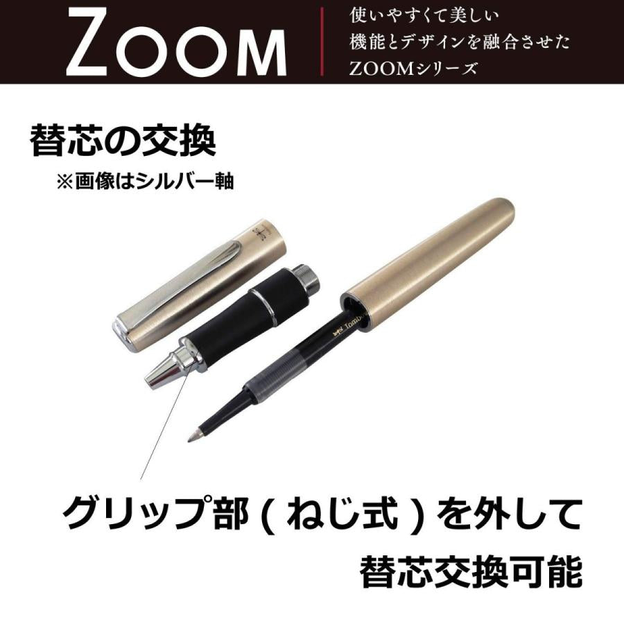 Tombow עט כדורי על בסיס מים ZOOM 505bwA 0.5 שחור BW-2000LZA11