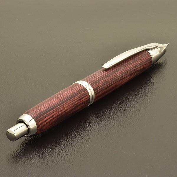 Pilot Fountain Pen Capless Wooden Shaft Deep Red Extra Fine Points FC-25SK-DR-EF