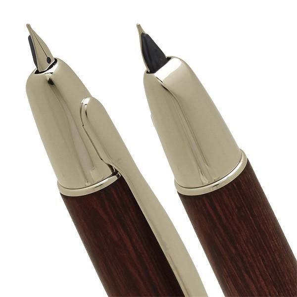 Pilot Fountain Pen Capless Wooden Shaft Deep Red Extra Fine Points FC-25SK-DR-EF