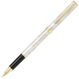 Pilot Fountain Pen Cavalier Gold & White Fine Point FCAN-5SR-GDW-F