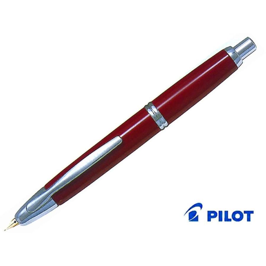 Pilot Fountain Pen Capless Deep Red Fine Point FCN-1MR-DR-F