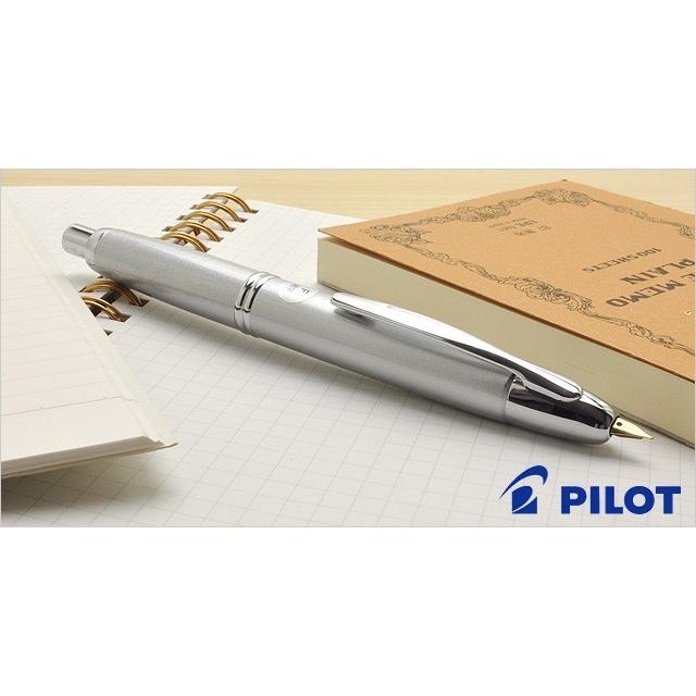 Pilot Fountain Pen Capless Silver Medium FCN-1MR-S-M