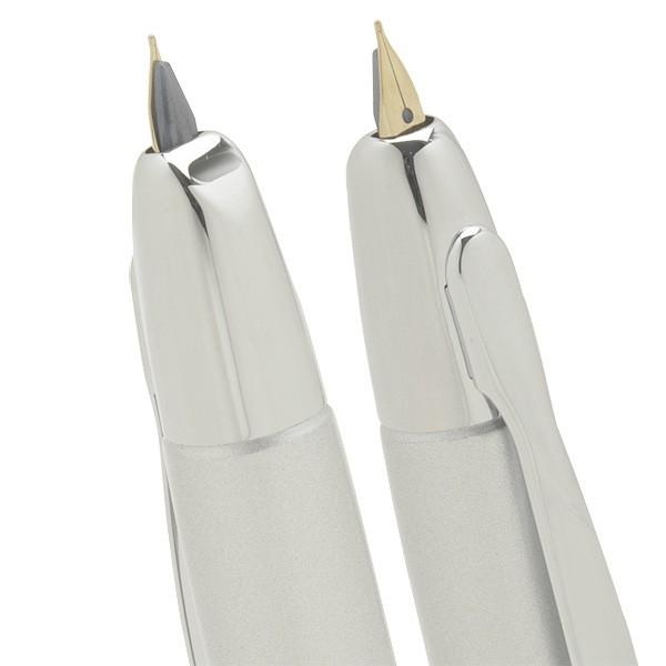 Pilot Fountain Pen Capless Silver Medium FCN-1MR-S-M