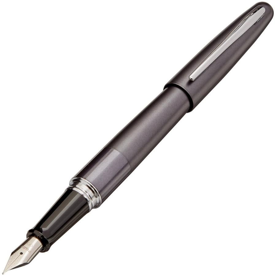 pilot-fountain-pen-cocoon-metallic-gray-fine-point-fco-3sr-mgy-f-1