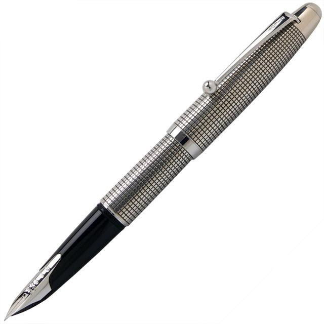 Pilot Fountain Pen Silver Lattice Fine Point (F) FK-5MS-KO-F