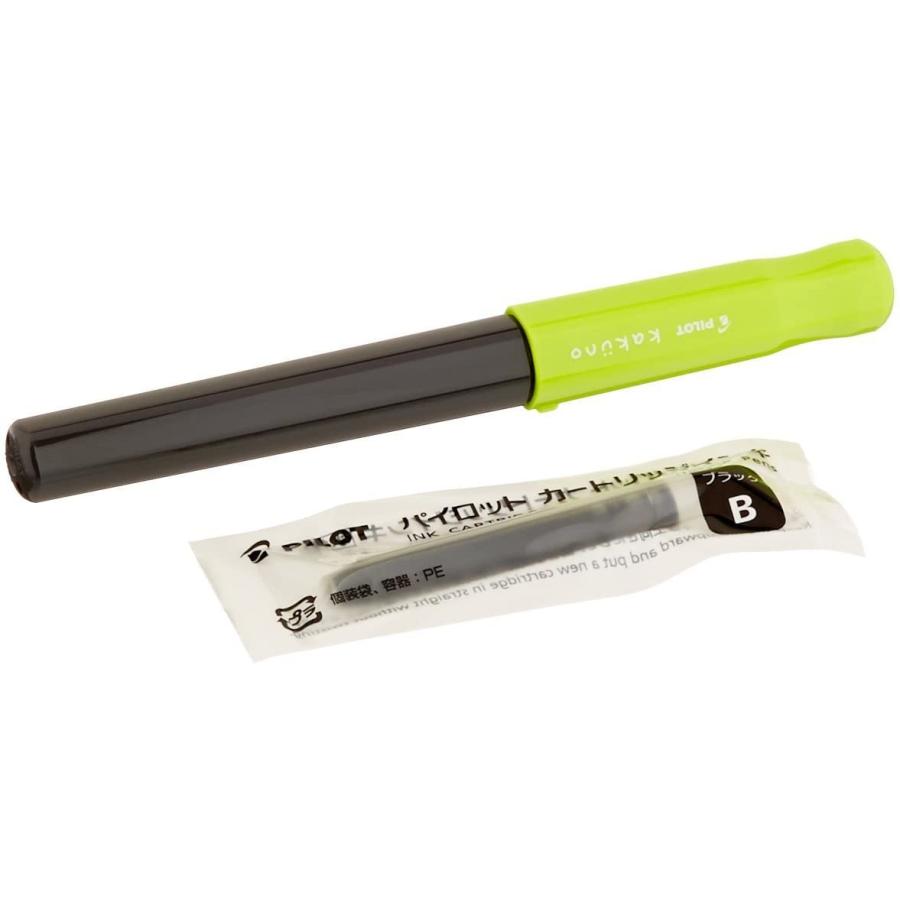 Pilot Fountain Pen Kakuno Light Green Medium (M) FKA-1SR-LGM