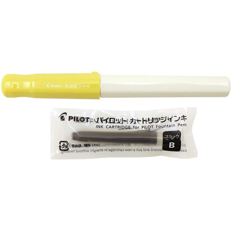 Pilot Fountain Pen Kakuno Soft Yellow Extra Fine (EF) FKA-1SR-SYEF