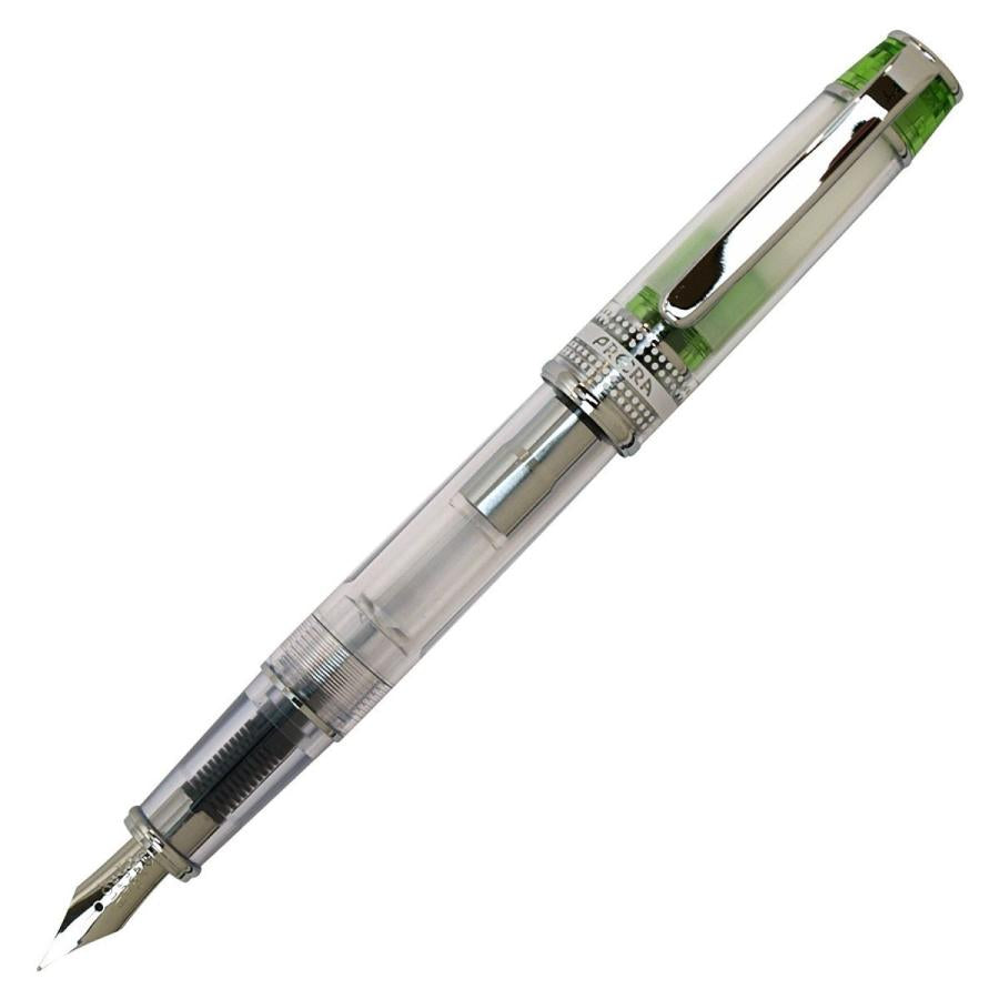 Pilot Fountain Pen Prera iro-ai Transparent Light Green Calligraphy FPRN-350R-TLG-CM