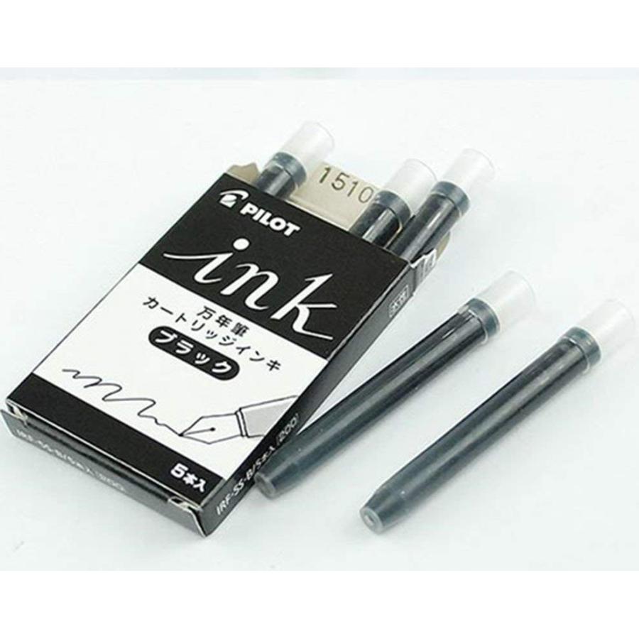 Pilot Fountain Pen Cartridge Ink 5 Pieces Black IRF-5S-B