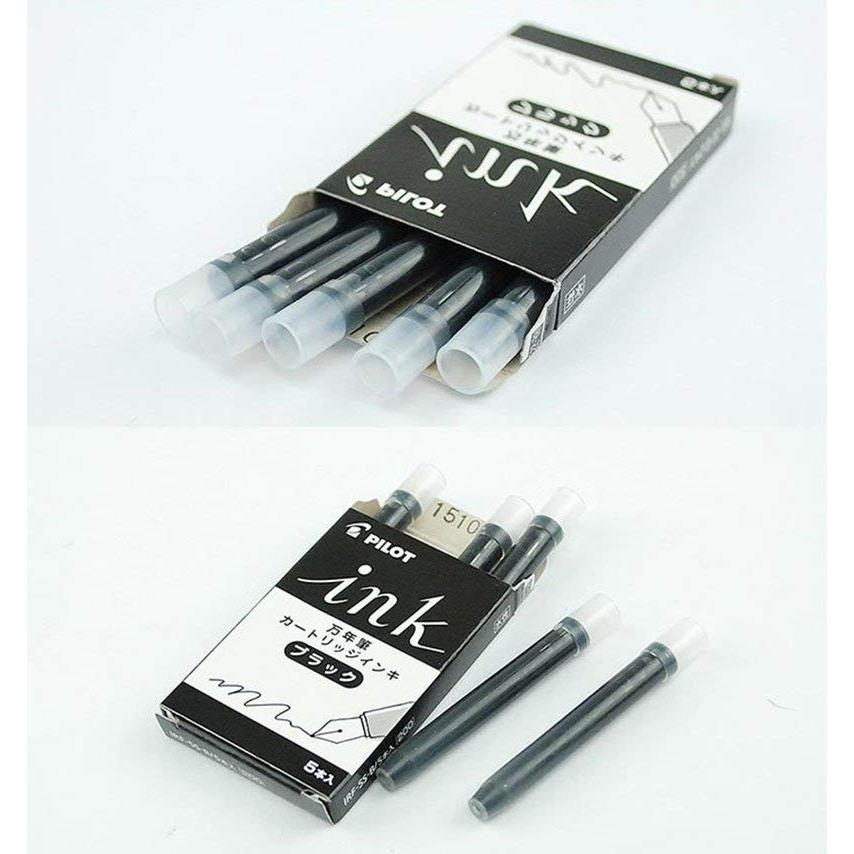 Pilot Fountain Pen Cartridge Ink 5 Pieces Black IRF-5S-B