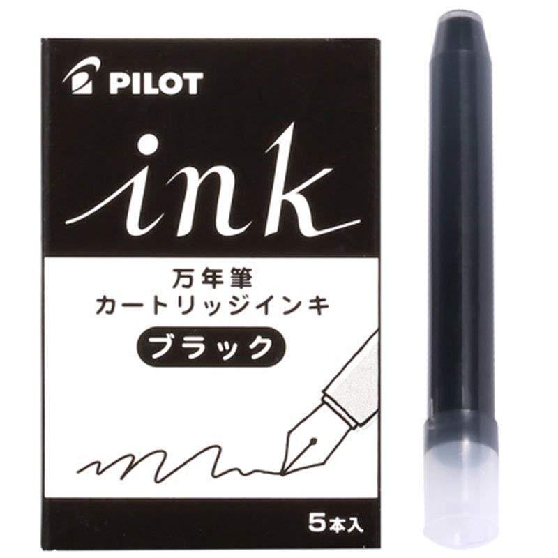 Pilot Fountain Pen Cartridge Ink 5 Pieces Black IRF-5S-B