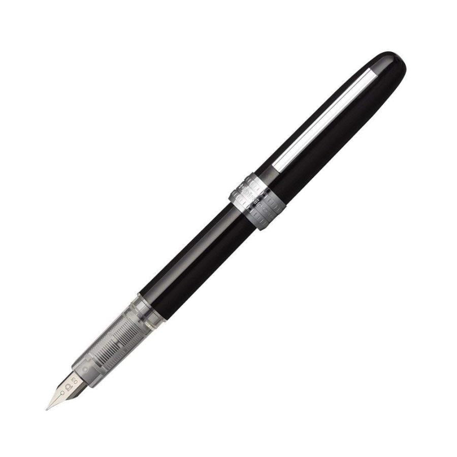 Platinum Fountain Pen Plasir Medium Point Black PGB-1000#1-3G