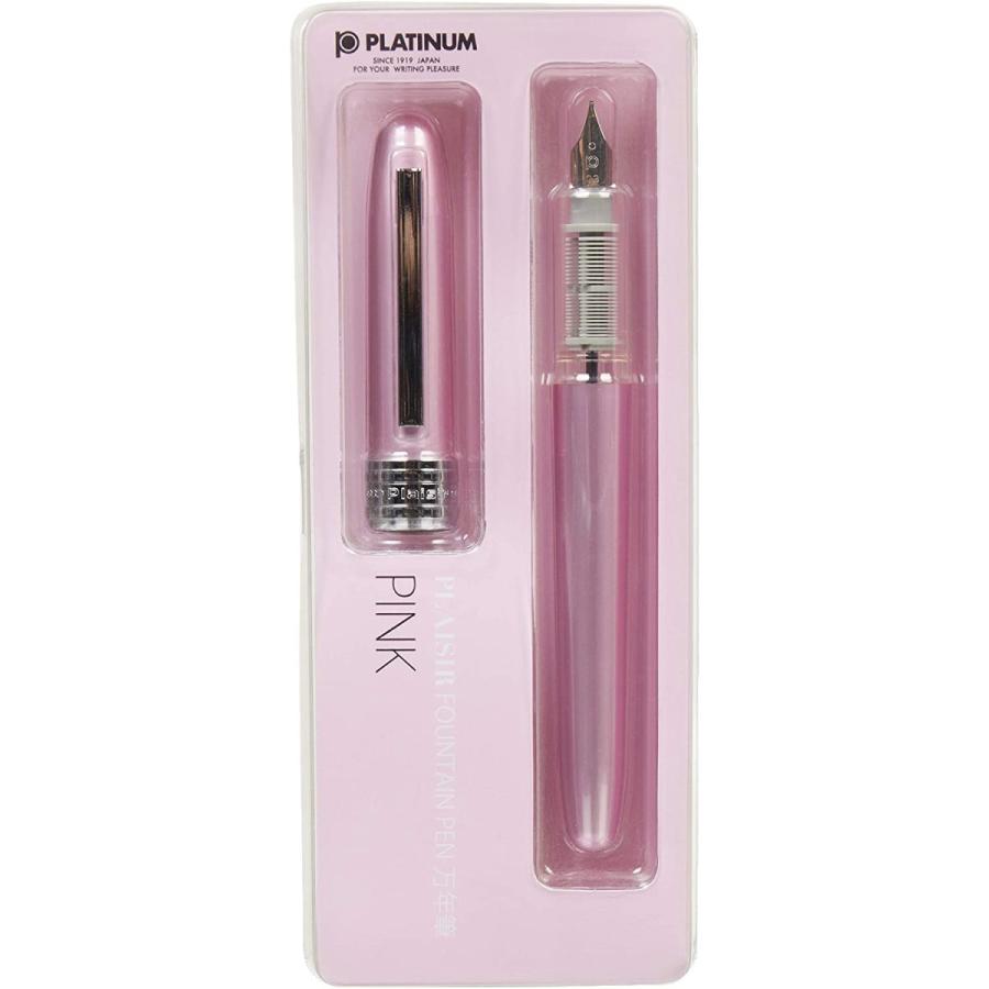 قلم حبر جاف بلاتيني Plasir Pink Fine Point PGB-1000#21-2G