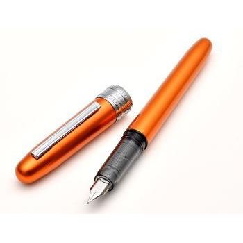 Platinum Fountain Pen Plasir G Pack Nova Orange Fine Point PGB-1000#25-2G