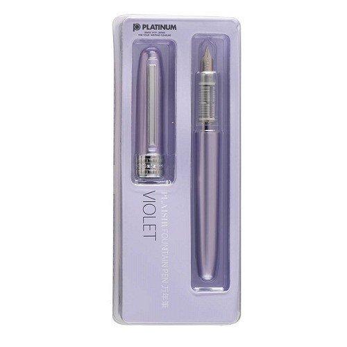 Platinum Fountain Pen Plasir G Pack Violet Fine Point PGB-1000#28-2G