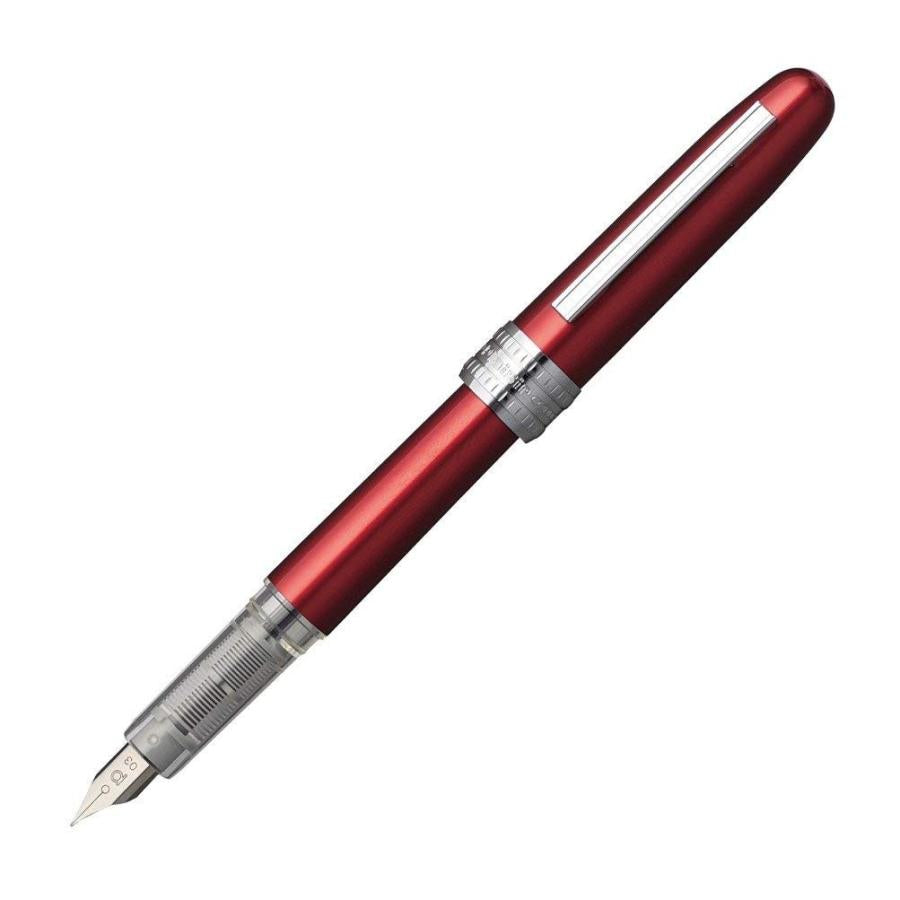 Platinum Fountain Pen Plasir Red Fine Point PGB-1000#70-2