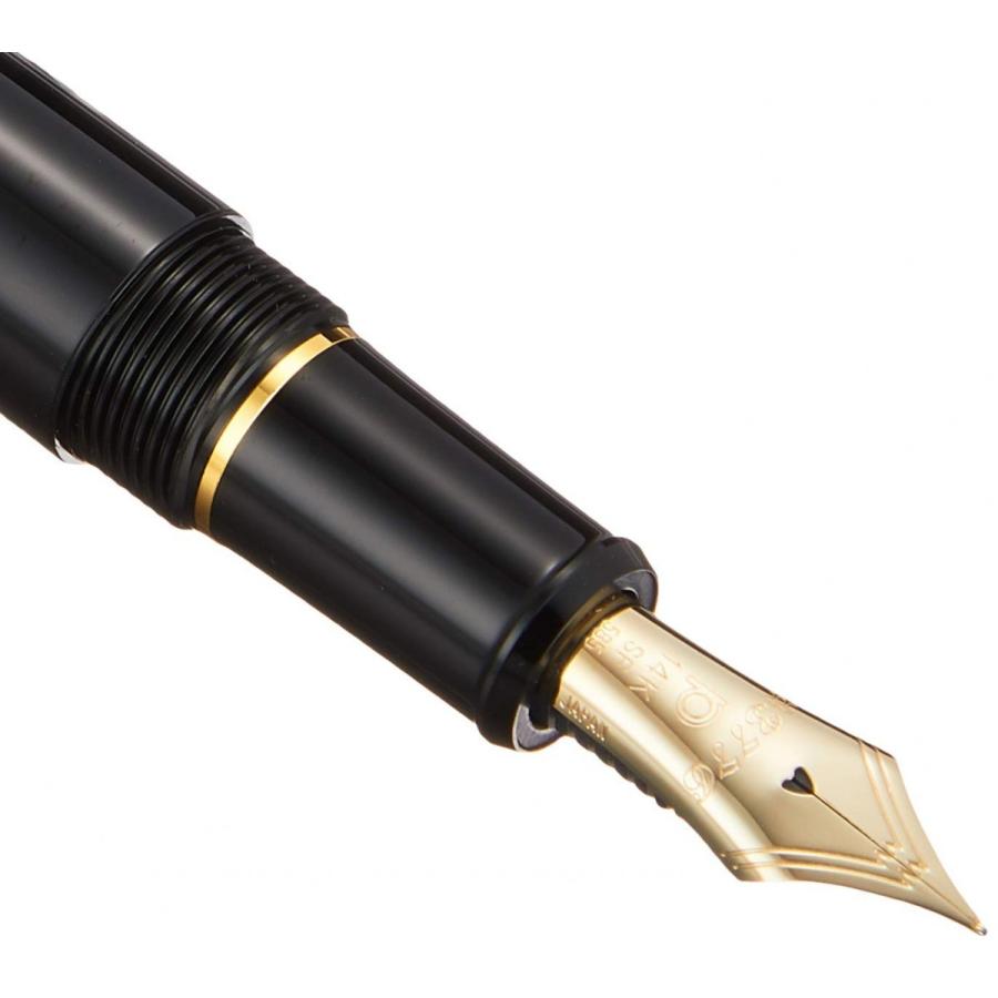 Platinum Fountain Pen Century Black in Black Fine Soft PNB-15000#1-0