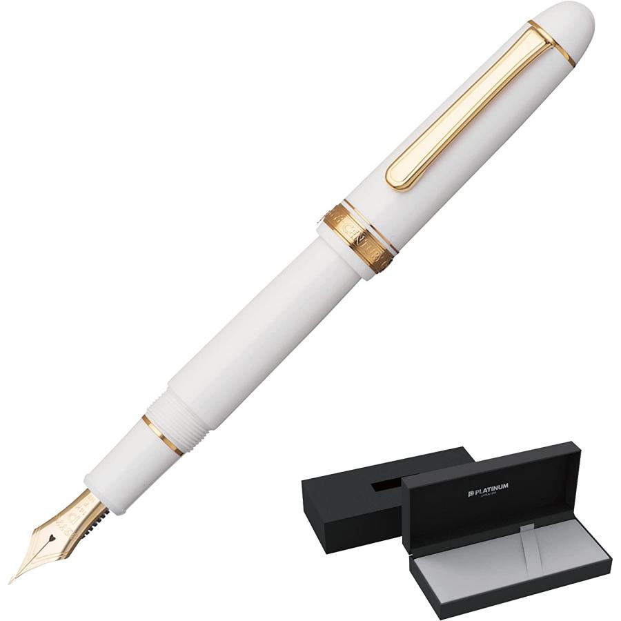 Platinum Fountain Pen Century Chenonceau White Fine Soft PNB-15000#2-0