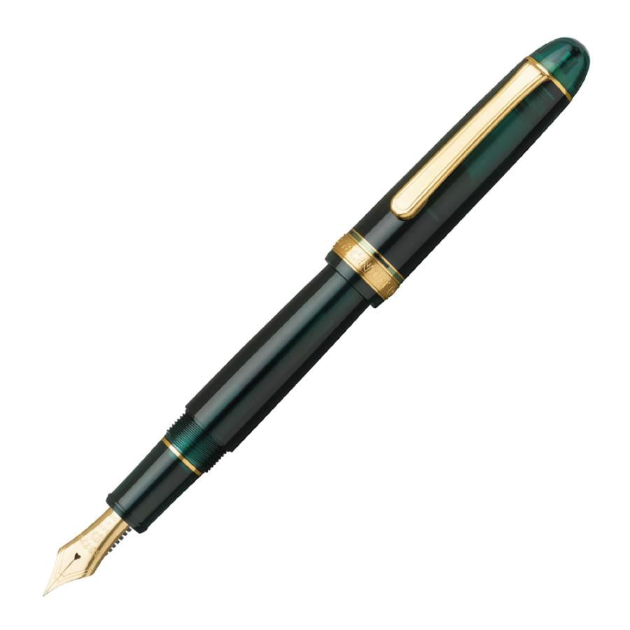 قلم حبر جاف بلاتيني من Century Laurel Green Bold PNB-15000#41-4