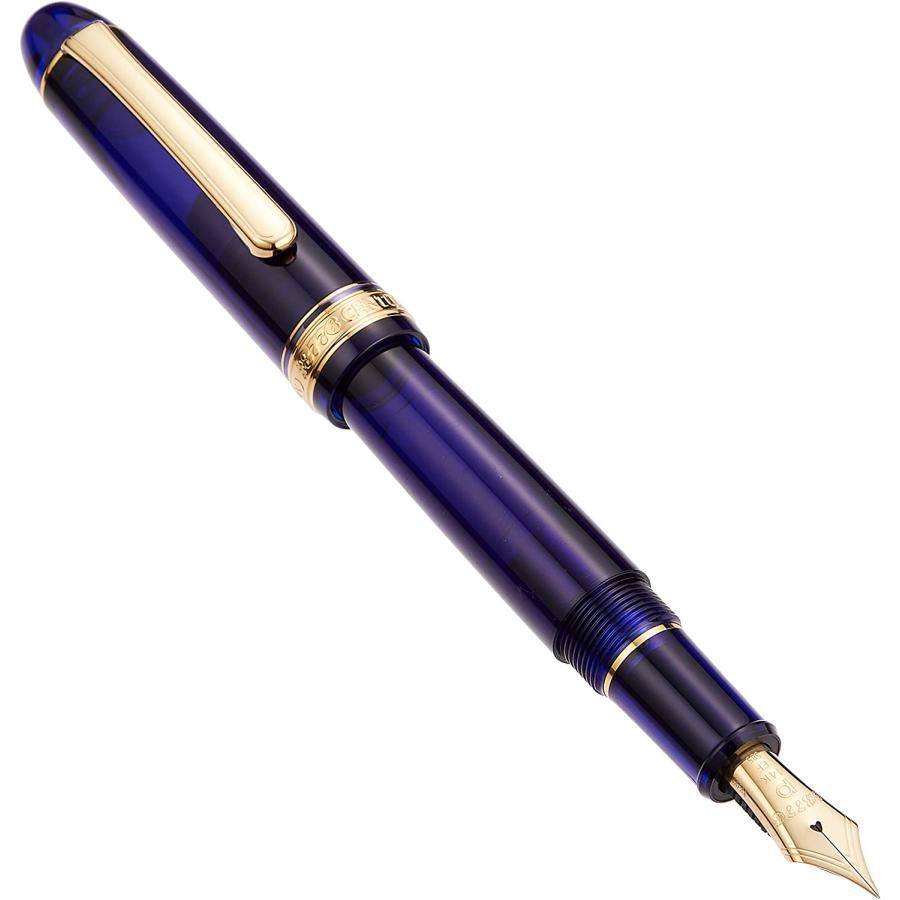 Platinum Fountain Pen Century Chartres Blue Fine Soft PNB-15000#51-0