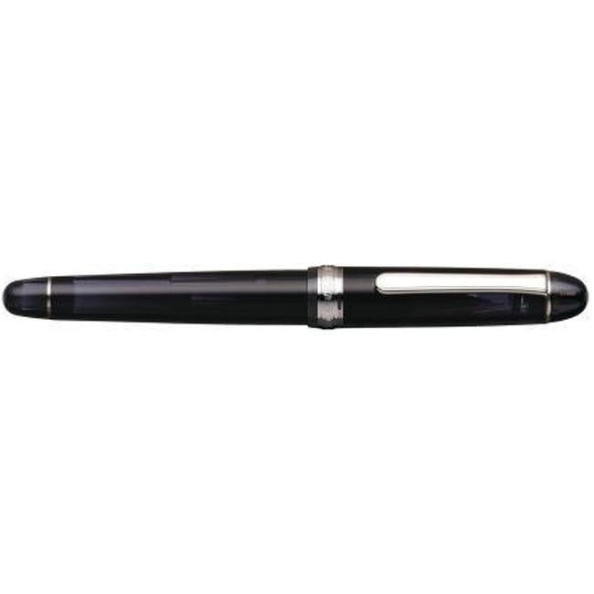 עט נובע פלטינום #3776 Century Rhodium Black Diamond Fine Point PNB-18000CR#7-2