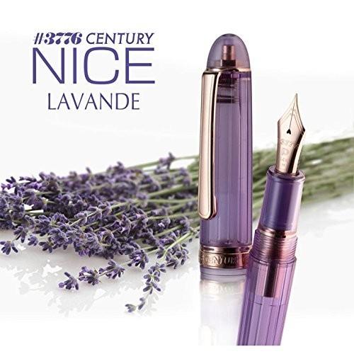 قلم حبر بلاتيني رقم 3776 من Century Nice Lavande Bold PNB-20000R#87-4