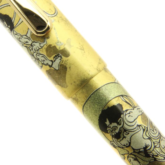 Platinum Fountain Pen Century Kanazawa Foil Fujin Raijin Fine Point PNB-35000H#3-2