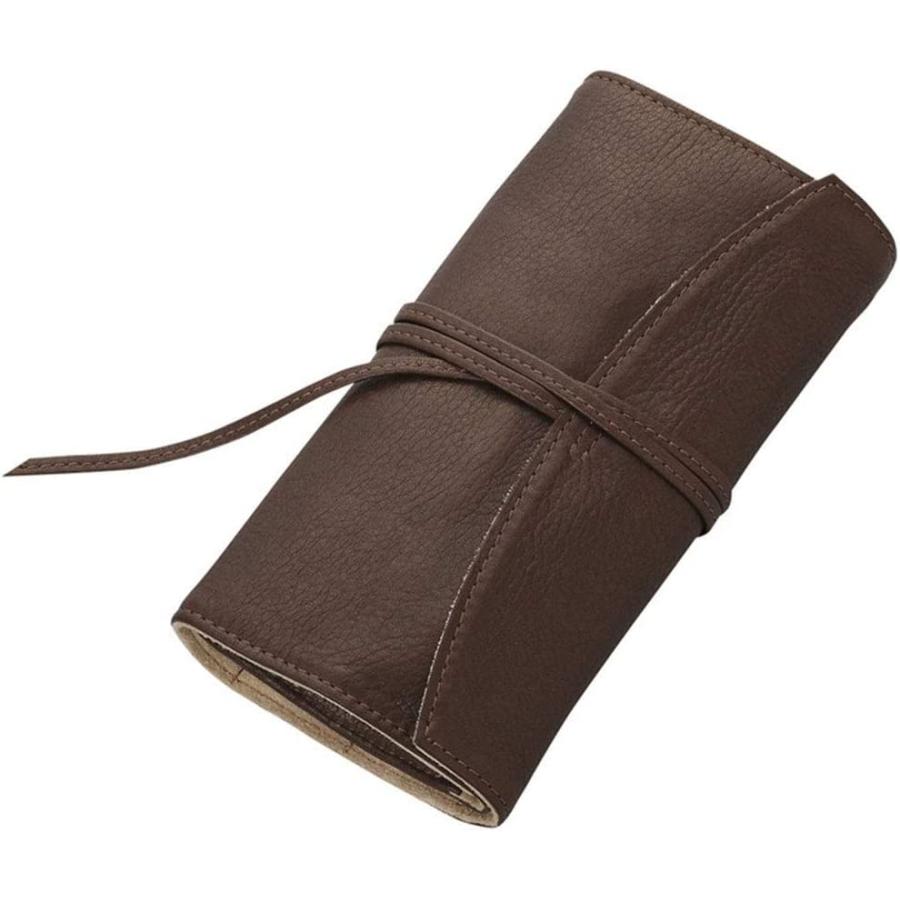 Pilot Roll Pen Case with Zipper Dark Brown PSRF5-01-DBN