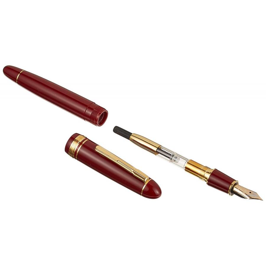 Platinum Fountain Pen President Wine Red Extra Fine PTB-20000P#10-1