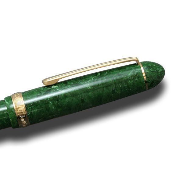 Platinum Fountain Pen #3776 Celluloid Emerald Bold PTB-35000S#45-4