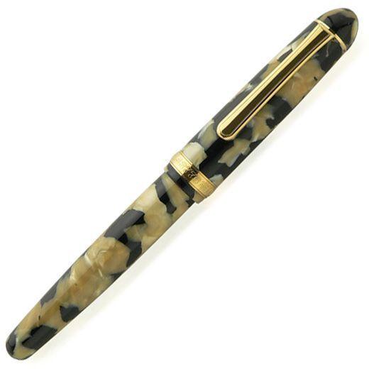 Platinum Fountain Pen #3776 Celluloid Ishigaki Bold PTB-35000S#67-4