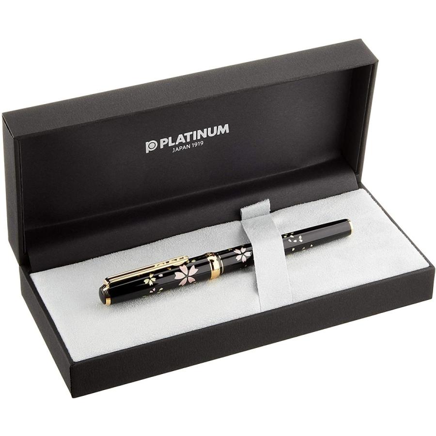 Platinum Fountain Pen Bikou Modern Maki-e Sakura Fubuki Fine Point PTL-20000H#52-2