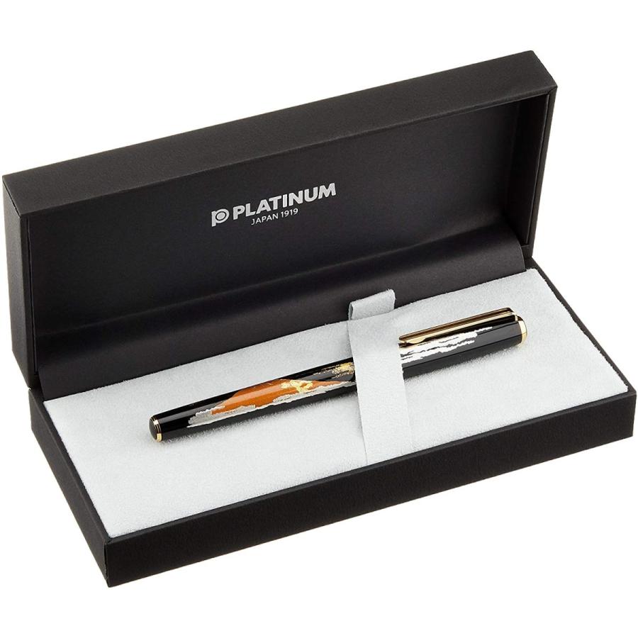 Platinum Fountain Pen Bikou Modern Maki-e Red Fuji Fine Point PTL-20000H#58-2