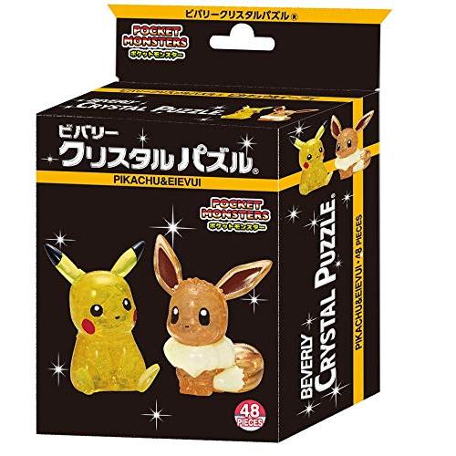 Pokemon 3D Cristal Puzzle Pikachu and Eevee 48 pieces