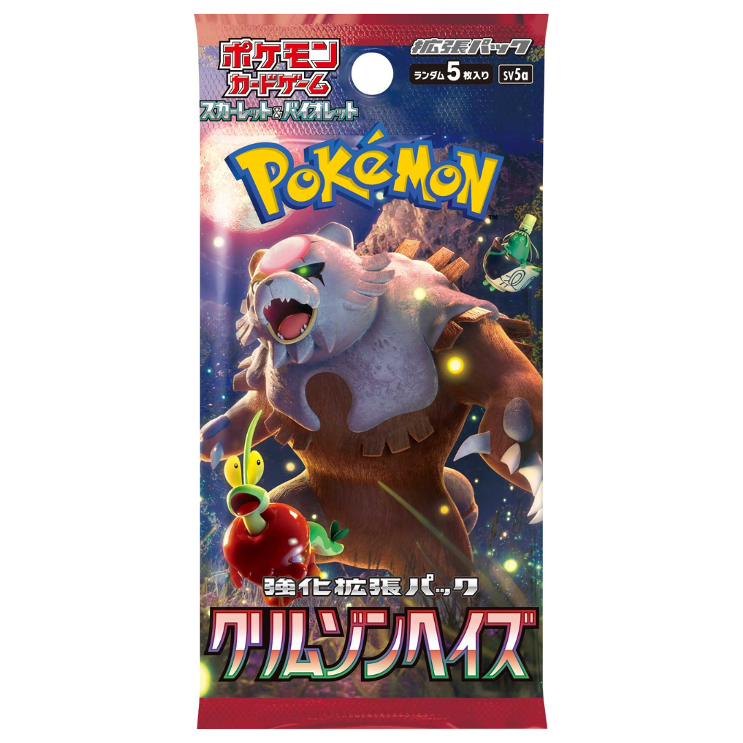 Pokemon Card Game Scarlet & Violet Expansion Pack Crimson Haze sv5a Box Japan