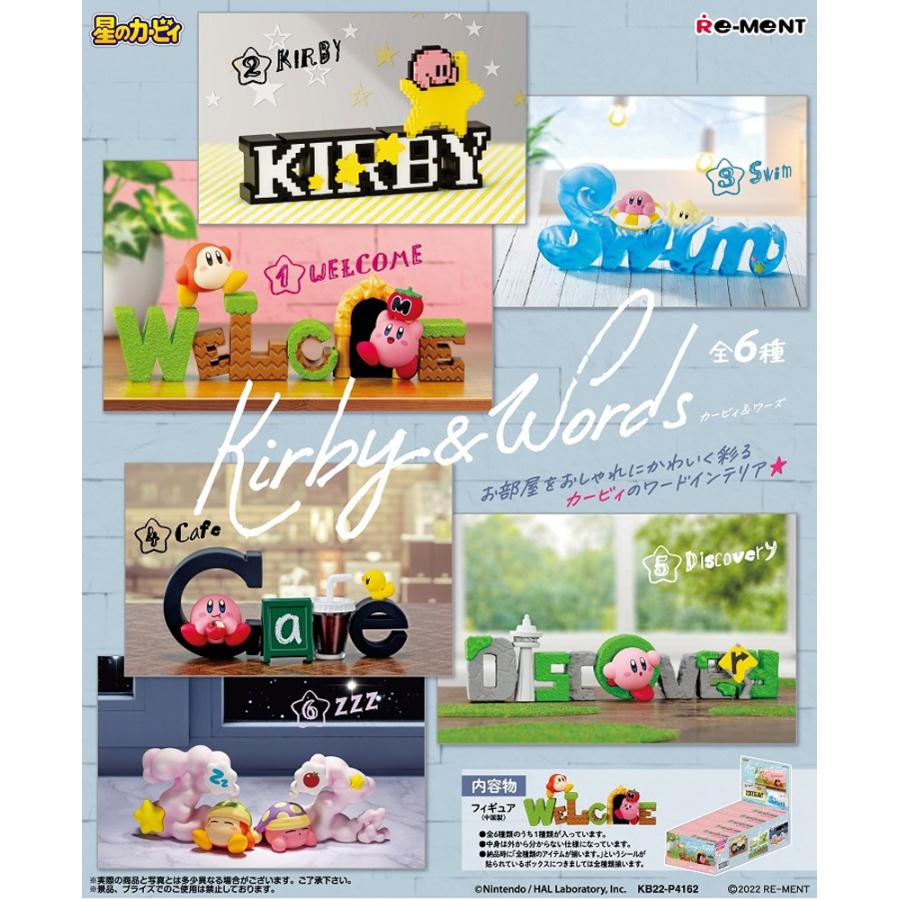 Re-ment Kirby of the Stars Kirby & Words BOX products all 6 types