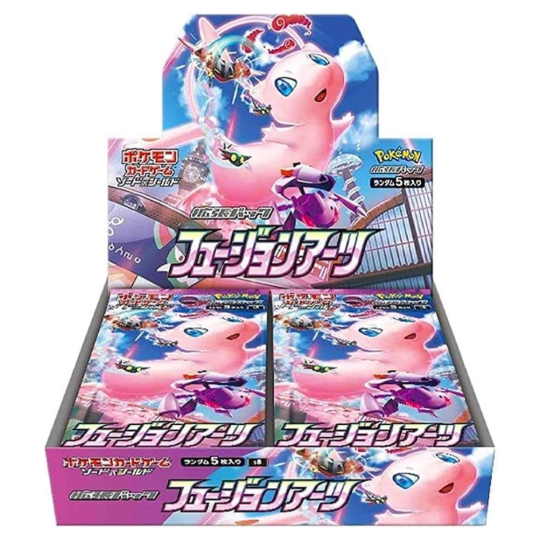 Jeu de cartes Pokémon Pack d'extension Épée et Bouclier BOX Fusion Arts s8 Japon