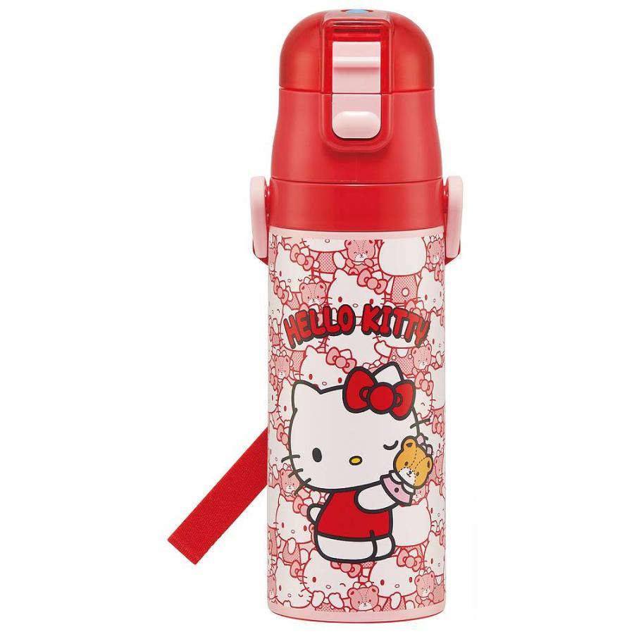 Skater Hello Kitty Ushiro Shiro Ultra Light Direct Stainless Steel Bottle 470ml SDC4