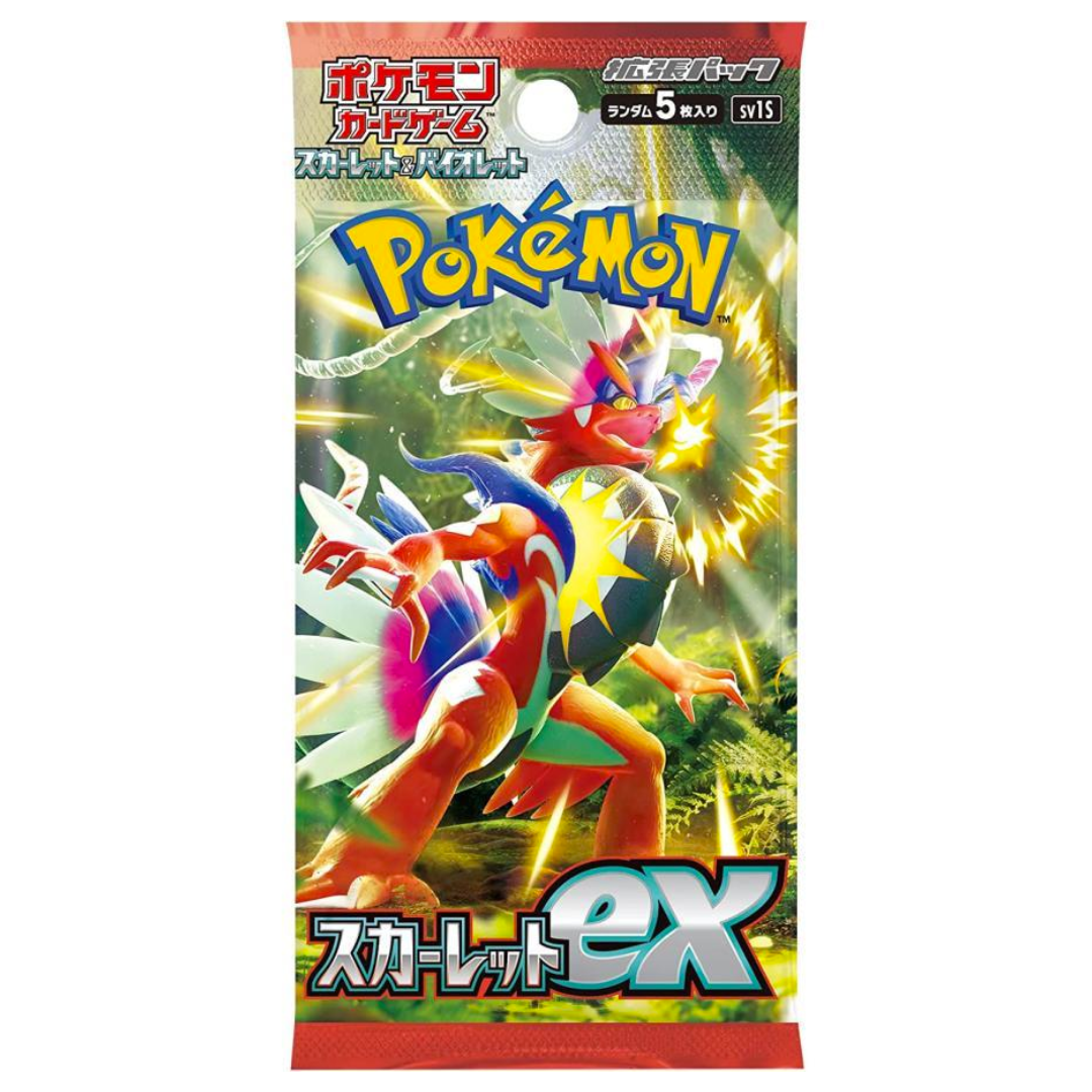 Jeu de cartes Pokémon Scarlet &amp; Violet Booster Pack Scarlet ex BOX sv1s Japon