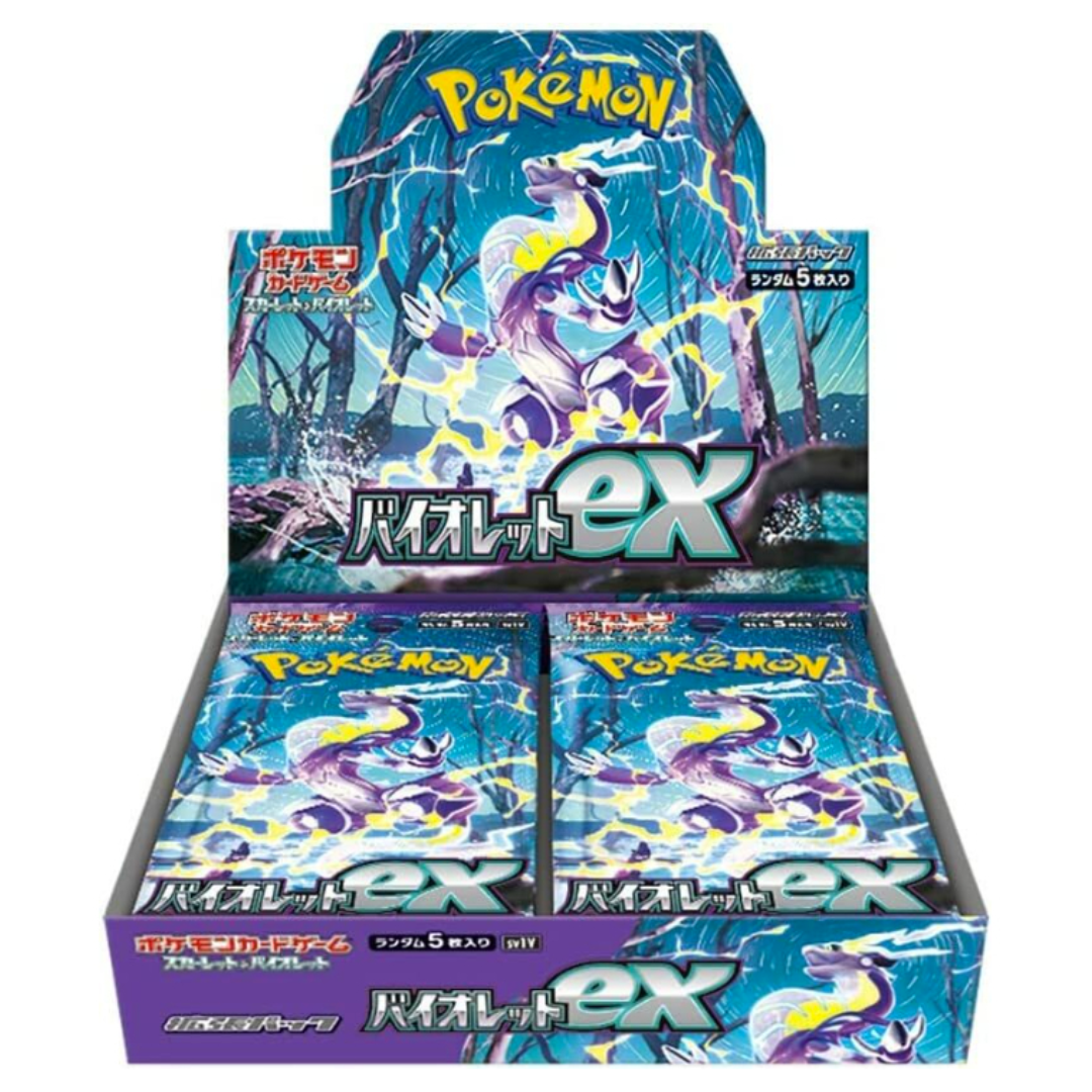 Jeu de cartes Pokémon Scarlet &amp; Violet Booster Pack Violet EX BOX sv1v Japon