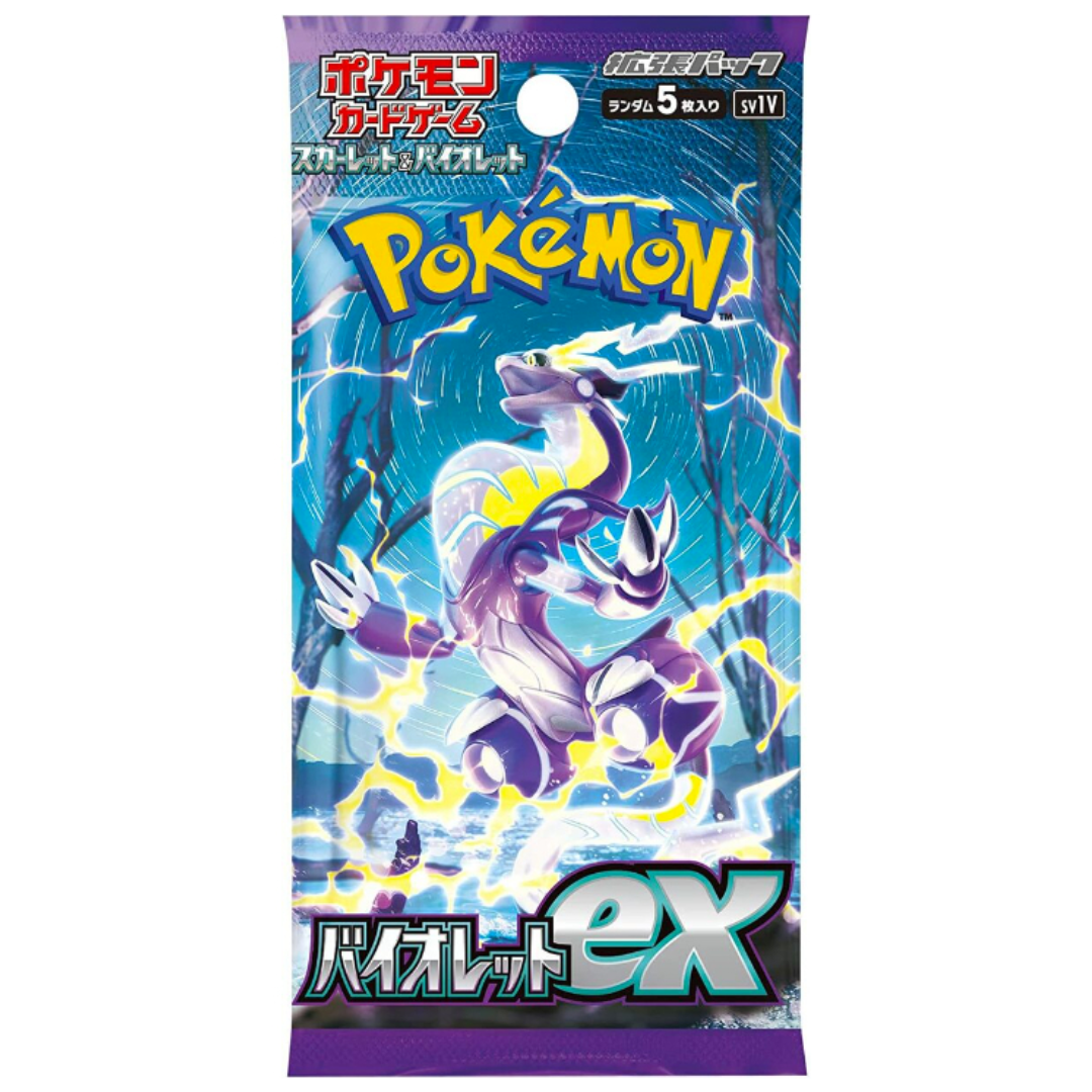 Jeu de cartes Pokémon Scarlet &amp; Violet Booster Pack Violet EX BOX sv1v Japon