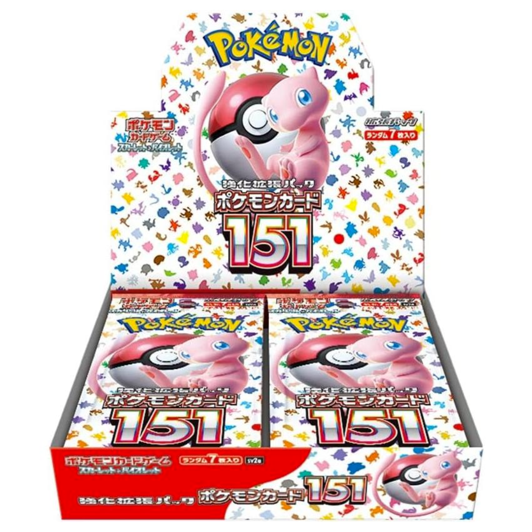 Jeu de cartes Pokémon Booster Pack Écarlate et Violet Pokémon 151 BOX sv2a Japon