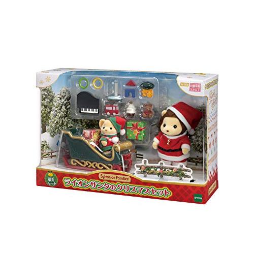 Sylvanian Families Lion Santa Christmas Set Se-206